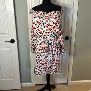 Maggy London off shoulder dress size 18